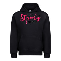 Black strong joshua 1 9 Urban Hoodie - MaliasSmallBusiness