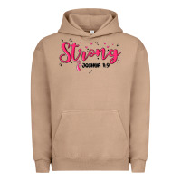 Pigment Burro strong joshua 1 9 Urban Hoodie - MaliasSmallBusiness