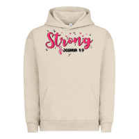 Pigment French Oak strong joshua 1 9 Urban Hoodie - MaliasSmallBusiness