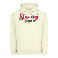 Pigment Pistachio strong joshua 1 9 Urban Hoodie - MaliasSmallBusiness