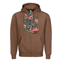 Chestnut easter french bulldog Zipper Hoodie - RanaPortraitStore