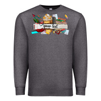 Charcoal Heather costomized teachers name Premium Sweatshirt - AdoDesignShop