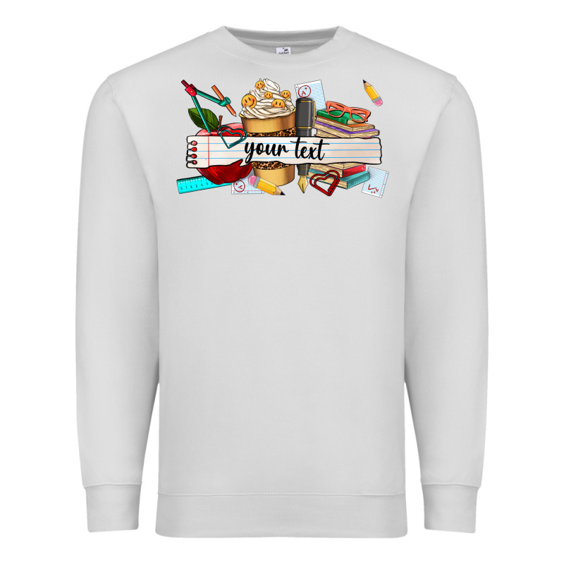 Costomized Teachers Name Premium Sweatshirt by AdoDesignShop | Teevron