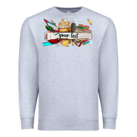 Heather Grey costomized teachers name Premium Sweatshirt - AdoDesignShop