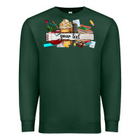 Sports Green costomized teachers name Premium Sweatshirt - AdoDesignShop