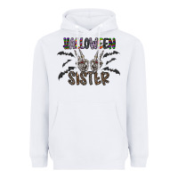 White halloween sister Heavyweight Hoodie - CowhideDigitalArt