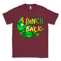 Burgundy i pinch back with crab Classic Tee - FaDigitalArtStudio