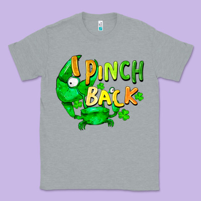I Pinch Back With Crab Classic Tee Designed By Fadigitalartstudio