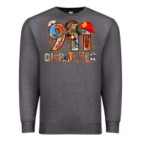 Charcoal Heather 911 dispatcher Premium Sweatshirt - AdoDesignShop