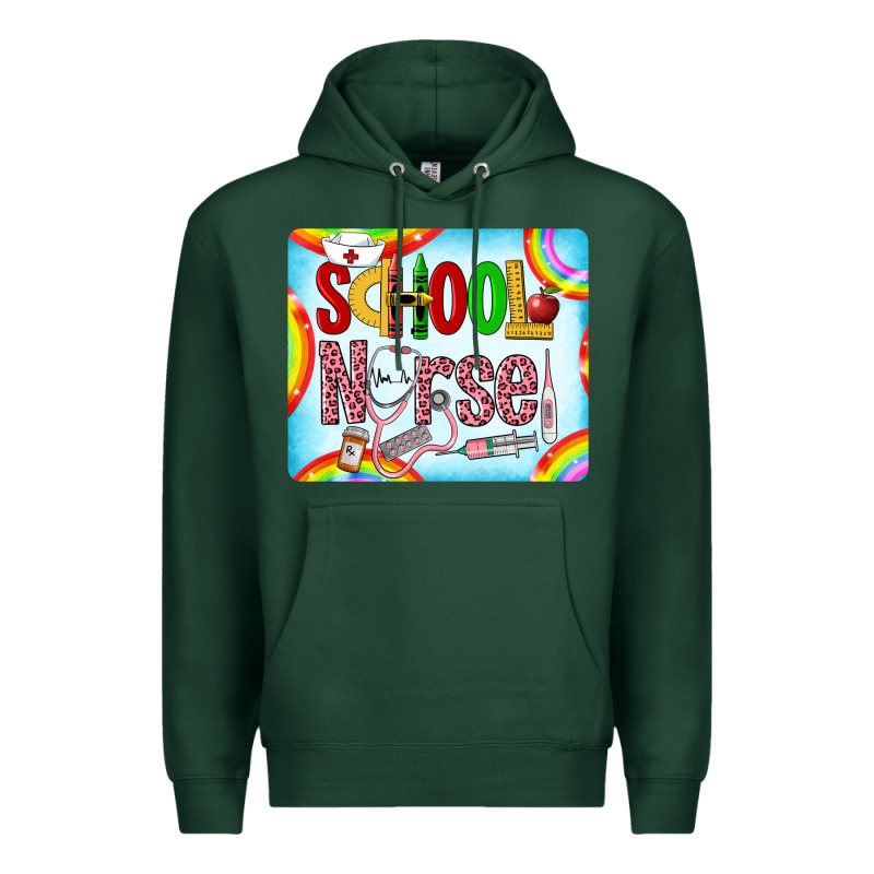 Western School Nurse Premium Hoodie by LillyAllenDesigns | Teevron