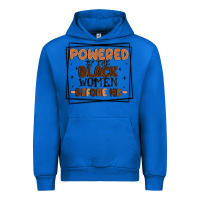 Cobalt powered by the black women before me Urban Hoodie - MaliasSmallBusiness