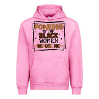 Fuchsia Pink powered by the black women before me Urban Hoodie - MaliasSmallBusiness