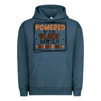 Pigment Midnight Navy powered by the black women before me Urban Hoodie - MaliasSmallBusiness
