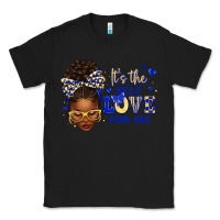 Black sorority colors blue and gold it's the self love f Classic Tee - texasbilliewilder