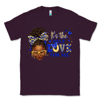 Plum sorority colors blue and gold it's the self love f Classic Tee - texasbilliewilder