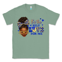 Sage sorority colors blue and gold it's the self love f Classic Tee - texasbilliewilder