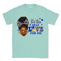 Seafoam sorority colors blue and gold it's the self love f Classic Tee - texasbilliewilder