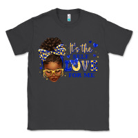 Smoke sorority colors blue and gold it's the self love f Classic Tee - texasbilliewilder