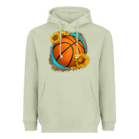 Matcha western basketball with sunflower Heavyweight Hoodie - HRA Design Shop