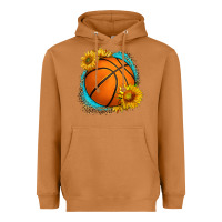 Meerkat western basketball with sunflower Heavyweight Hoodie - HRA Design Shop