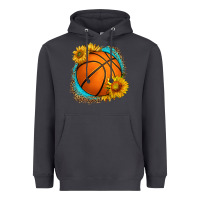 Smoke western basketball with sunflower Heavyweight Hoodie - HRA Design Shop