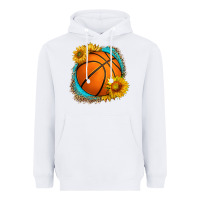 White western basketball with sunflower Heavyweight Hoodie - HRA Design Shop