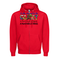 Red its the guts and its the glory a hundred stripes Zipper Hoodie - texasbilliewilder