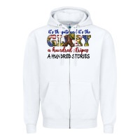 White its the guts and its the glory a hundred stripes Zipper Hoodie - texasbilliewilder
