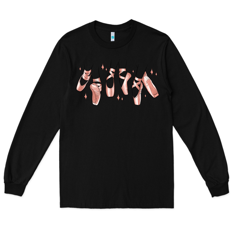 Ballerina Ballet Shoes Long Sleeve Tee by MaliasSmallBusiness | Teevron
