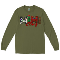 Army Green mimi claus Long Sleeve Tee - BarkalooDesign
