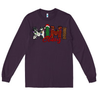 Plum mimi claus Long Sleeve Tee - BarkalooDesign