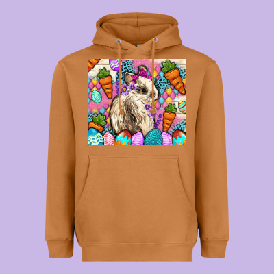 Easter Bunny Tumbler Easter Day Heavyweight Hoodie Designed By Neo Western