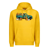 Lemon pumpkin farm truck no background Premium Hoodie - Jasminsmagicworld