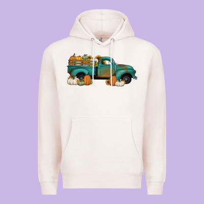 Pumpkin Farm Truck No Background Premium Hoodie Designed By Jasminsmagicworld