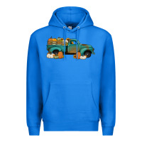 True Royal pumpkin farm truck no background Premium Hoodie - Jasminsmagicworld