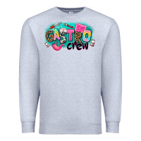 Heather Grey gastro crew Premium Sweatshirt - AdoDesignShop