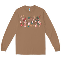 Toasted Coconut christmas ballerina shoes Long Sleeve Tee - MaliasSmallBusiness