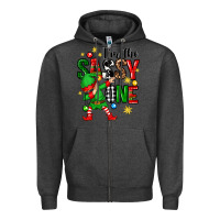 Charcoal Heather im the sassy one elf Zipper Hoodie - Zillion Design Studio
