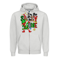 Dove Grey im the sassy one elf Zipper Hoodie - Zillion Design Studio