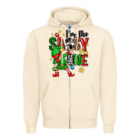 Sandshell im the sassy one elf Zipper Hoodie - Zillion Design Studio