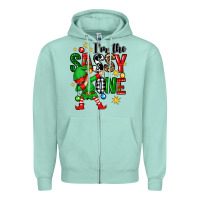 Seafoam im the sassy one elf Zipper Hoodie - Zillion Design Studio