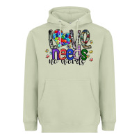 Love Need No Words Heavyweight Hoodie | Teevron