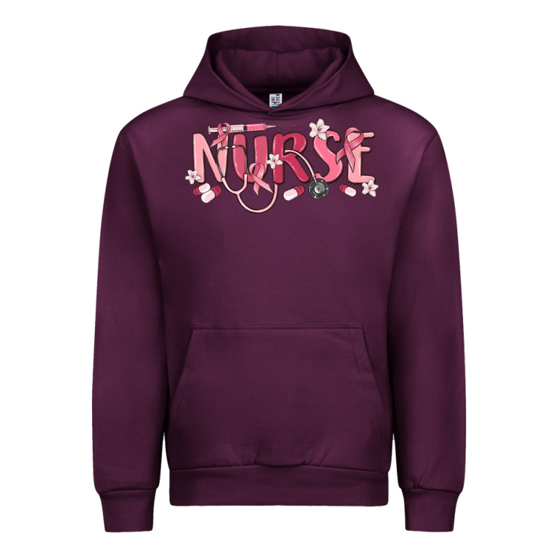 Nurse Breast Cancer Awareness Urban Hoodie by MaliasSmallBusiness | Teevron