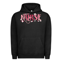 Pigment Black nurse breast cancer awareness Urban Hoodie - MaliasSmallBusiness