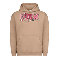Pigment Burro nurse breast cancer awareness Urban Hoodie - MaliasSmallBusiness