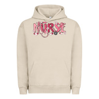 Pigment French Oak nurse breast cancer awareness Urban Hoodie - MaliasSmallBusiness
