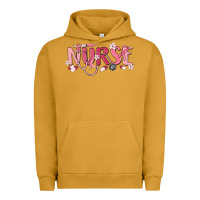 Pigment Peanut Butter nurse breast cancer awareness Urban Hoodie - MaliasSmallBusiness