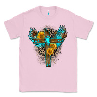 Bubblegum Pink gemstone cross Classic Tee - Zillion Design Studio