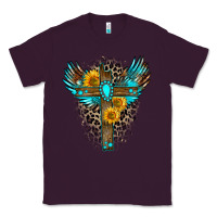 Plum gemstone cross Classic Tee - Zillion Design Studio