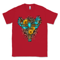 Red gemstone cross Classic Tee - Zillion Design Studio